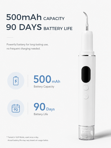 AquaPulse S2 500mAh 90 day battery life image